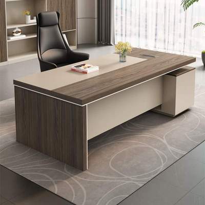 老板桌办公桌椅组合单人办公桌子简约现代财务桌主管经理桌大班台