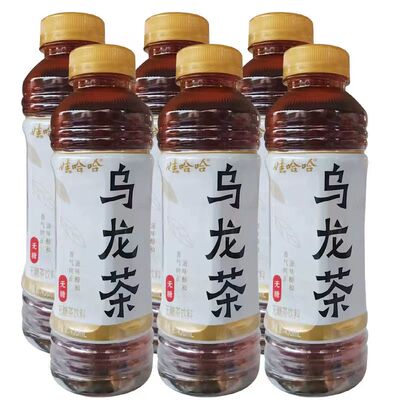 娃哈哈乌龙茶无糖茶饮料450ml*6瓶夏日解渴