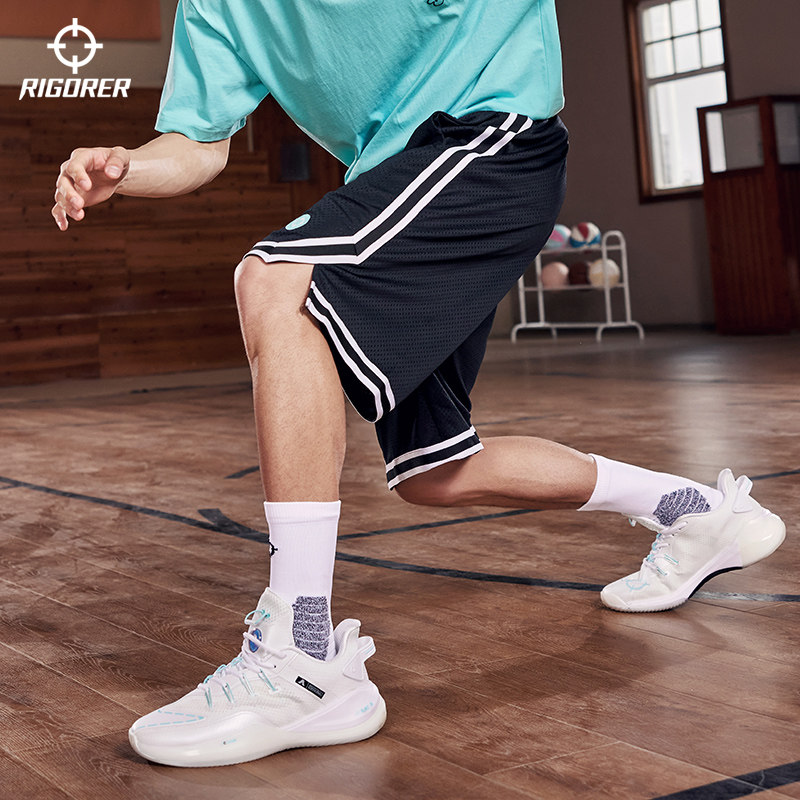 准者篮球裤男美式短裤夏季宽松跑步运动裤训练速干田径五分裤透气