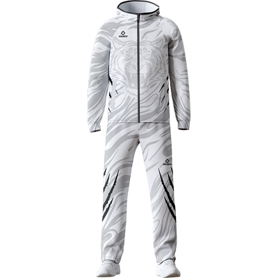 准者冬季新款运动套装比赛出场服班服团购定制跑步热身服数码印