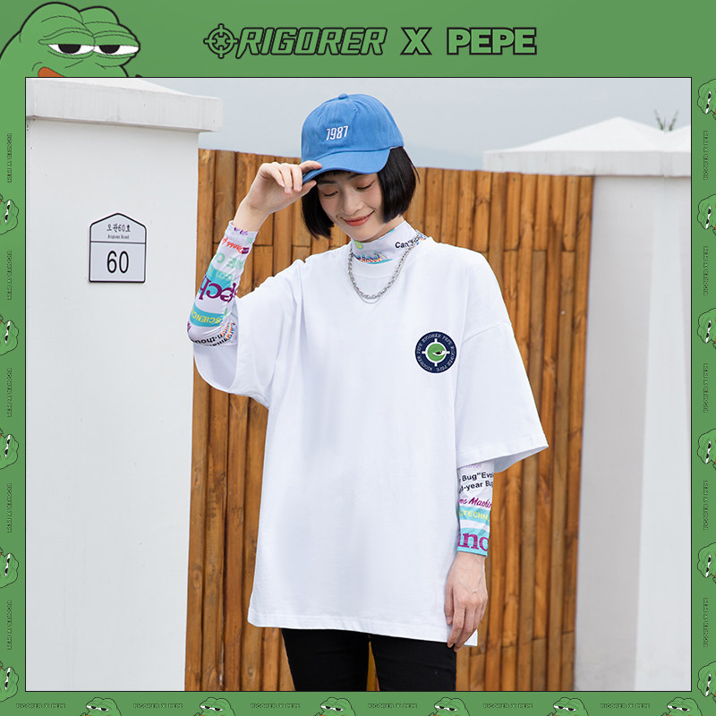 准者2025新款运动短袖男篮球潮牌休闲纯棉情侣宽松大码T恤女快速