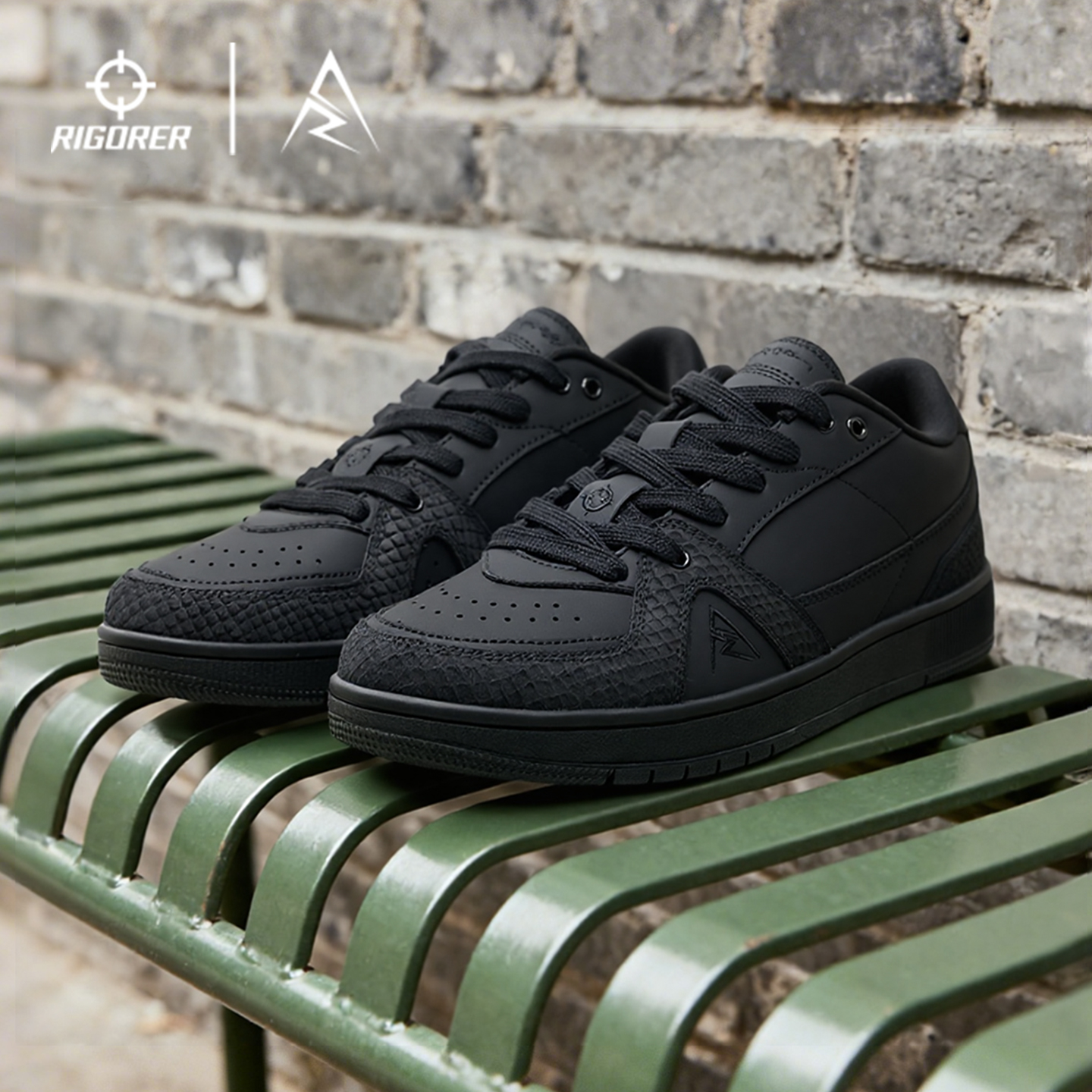 准者板鞋潮流黑白低帮百搭休闲鞋