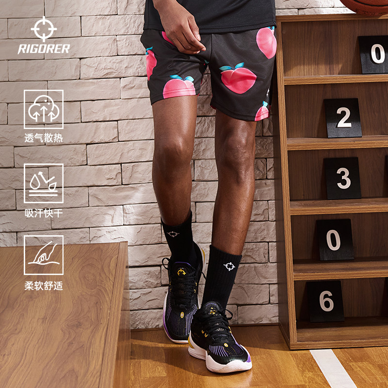 准者速干篮球短裤四分裤2026年夏季新款男士印花短裤学生运动裤子,运动服/休闲服装,运动中长裤／短裤,淘宝优惠券,粉丝福利购,淘宝优惠卷