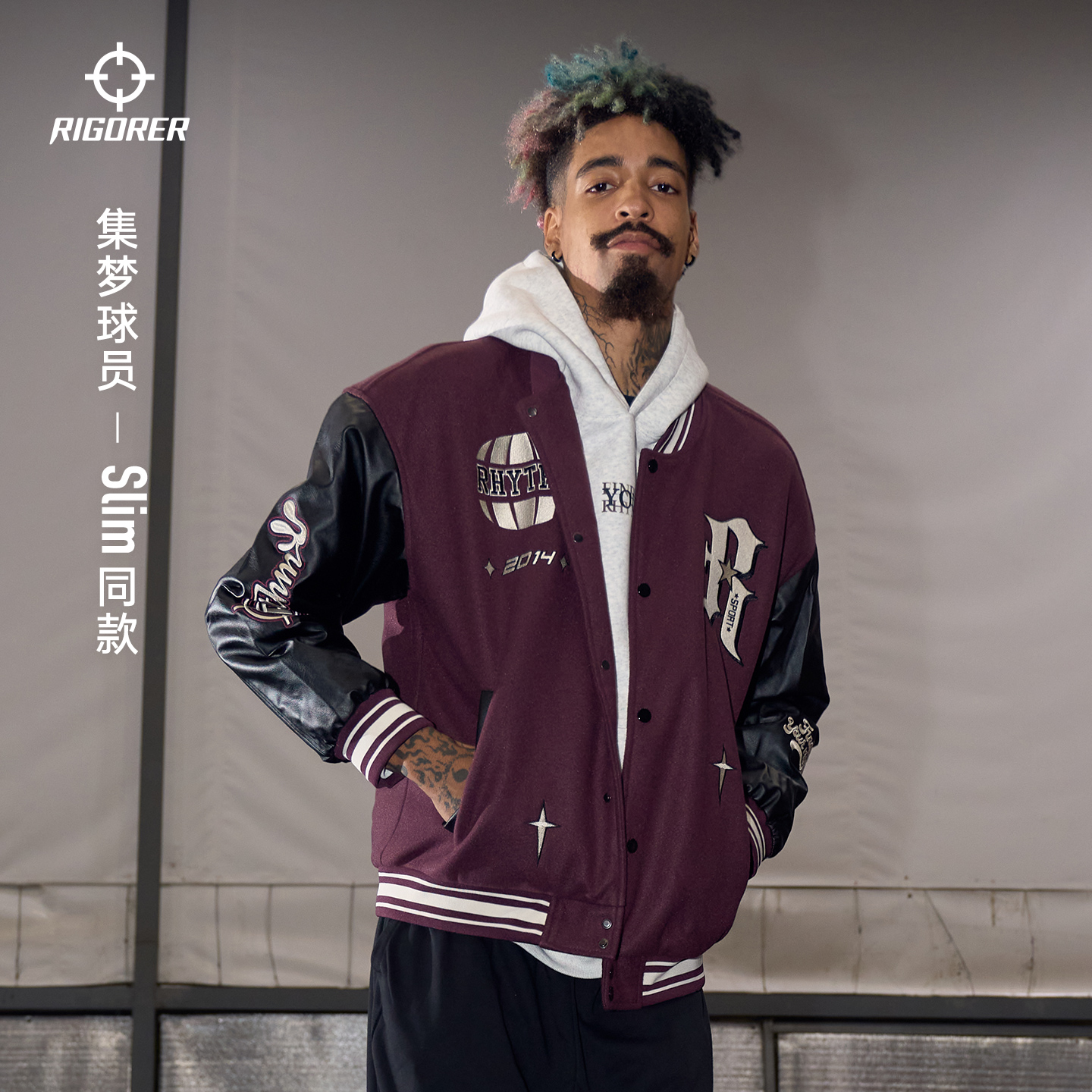 准者里夫斯同款美式复古棒球服