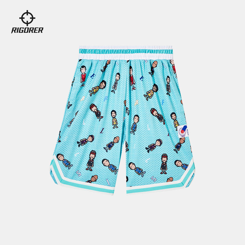 准者新款儿童运动训练透气短裤