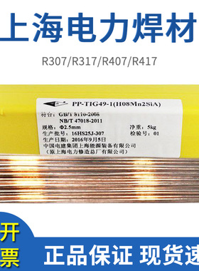 上海电力R30/R31/R40/J50焊丝R307/R317/R407/J422507耐热钢焊条