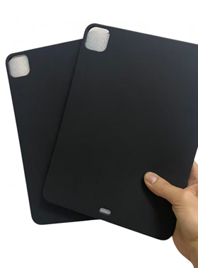 适用于iPad平板保护壳 Pro11/12.9/10.5/13 Air3-Air8磨砂壳 M4/M5全系列轻薄mini6/7 8.3寸黑色平板保护壳