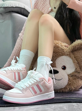 GLO BULL增高百搭面包鞋2025新款潮流运动鞋小众厚底休闲滑板鞋女