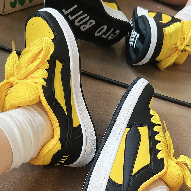 GLOBUILL日常厚底增高面包鞋