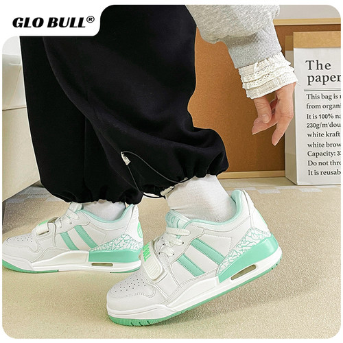 GLO BULL原创小众不撞款百搭鞋子女鞋百搭学生休闲秋冬中帮运动鞋