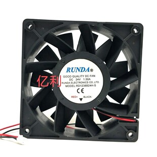 RUNDA润达RD1238B24H-S 12038 24V 1.5A电焊机 变频器散热风扇