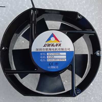 联翔电机 LUNAN AF2155HBL控制柜风机 椭圆形 220V 散热风扇17251