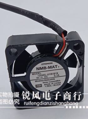 原装 NMB-MAT 3厘米 3010 1204KL-01W-B19 5V 0.1A 微型 散热风扇
