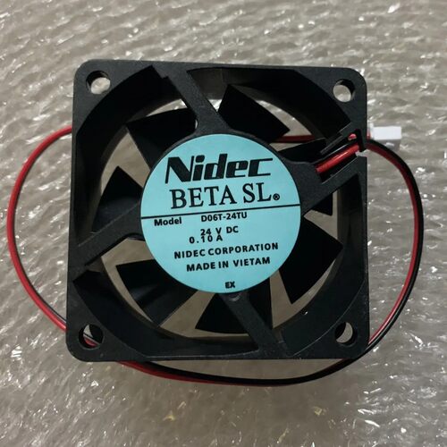 nidec D06T-24TU 24V 0.10A 6CM 60*60*25MM变频器散热风扇