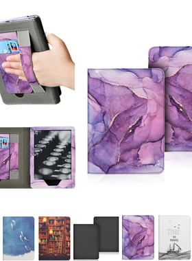 适用2024年12代Kindle paperwhite6签名版Signature卡通保护套电子书Colorsoft 7寸彩绘外壳KPW6手持支架皮套