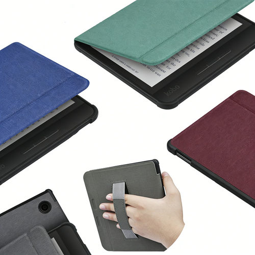 适用于乐天KOBO Libra H2O N873电子书保护套H2O皮套7寸阅读器休眠防摔壳2019年版型号软壳手持全包保护套