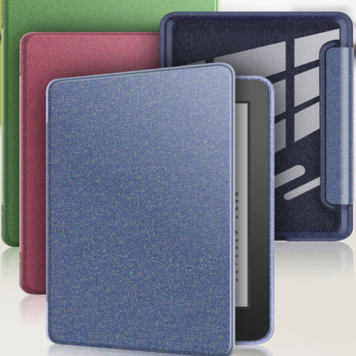 适用亚马逊kindle paperwhite123456保护套青春版oasis电子书闪粉外壳休眠Colorsoft签名版658青春版12代皮套