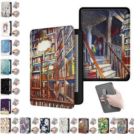 适用新款KPW6 2024年12代7寸Kindle paperwhite6签名版Signature卡通保护套电子书Colorsoft 7寸彩绘外壳皮套