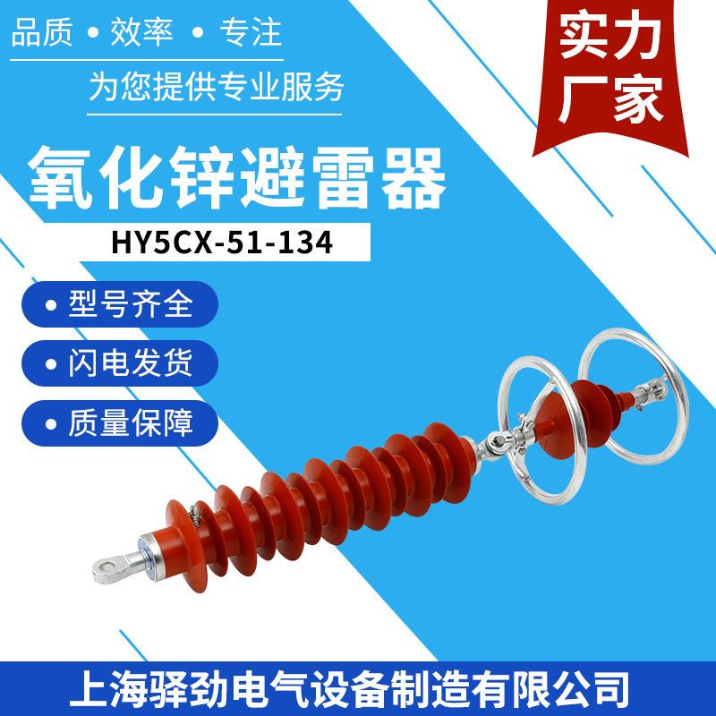 HY5CX-51-134绝缘避雷器51kv避雷器复合高压氧化锌避雷器户外