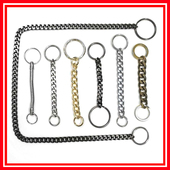 钥匙链男士 腰挂老人防丢链钥匙扣圈长链条锁匙扣防盗链非不锈钢