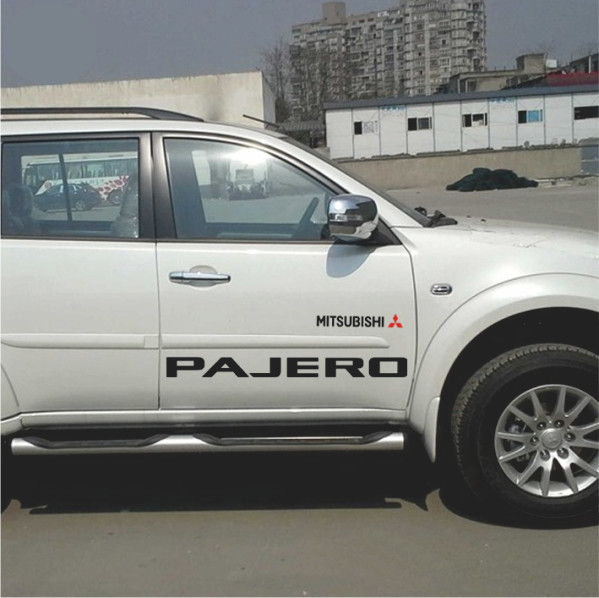 三菱帕杰罗车贴v73v93v97车门