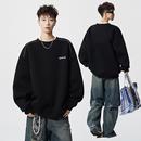 美式 爆款 情侣宽松秋冬简约百搭上衣 卫衣外套2025新款 重磅加绒男士