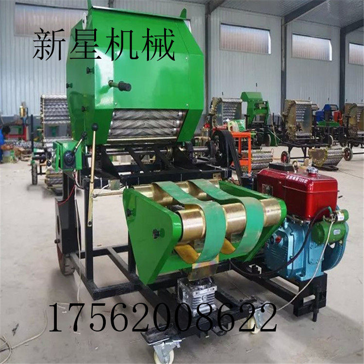 青储打包机全自动打捆包膜一体机玉米秸秆小麦牧草小型青贮打捆机