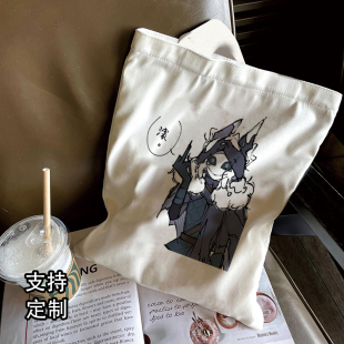 新款游戏第五人格守夜人伊塔帆布袋学生书包大容量手提袋单肩包袋