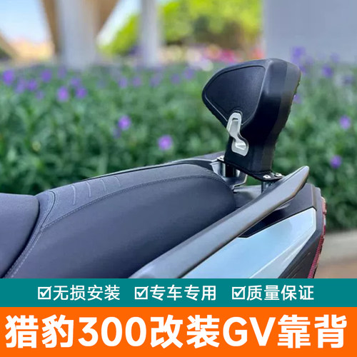 适用三阳猎豹300护杠保险杠前后改装靠背GV尾翼XS300-6腰靠加厚