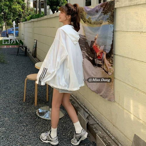 Tide, одежда для защиты от солнца, летняя куртка, тонкий кардиган для отдыха, коллекция 2021, в корейском стиле, оверсайз