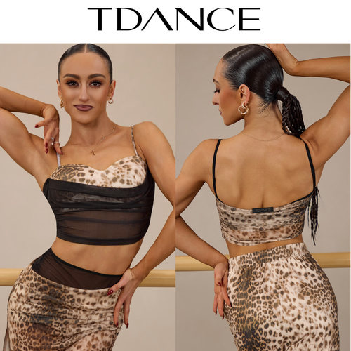 TDANCE女拼接吊带背心