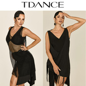 199 时髦穿搭上课教师穿搭GL TDANCE国标舞25新款 前后两穿外搭