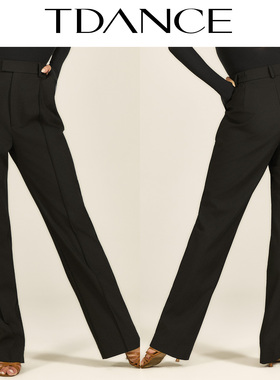 TDANCE拉丁摩登练习裤【小脚西裤】上课教师教课日常显瘦成人TD25