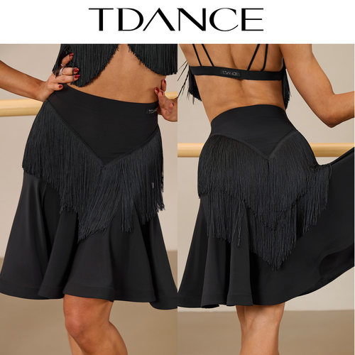 TDANCEV型叠层流苏大摆半裙