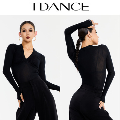 TDANCEV领抓褶连体上衣