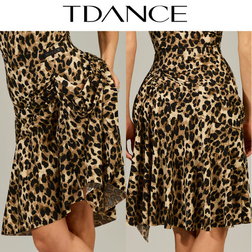 TDANCE女抓褶镂空半裙