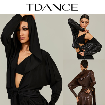 TDANCE女拉丁连帽外搭