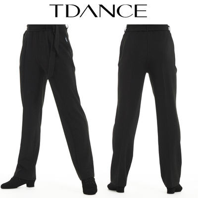 TDANCE运动直筒微收脚橡筋裤