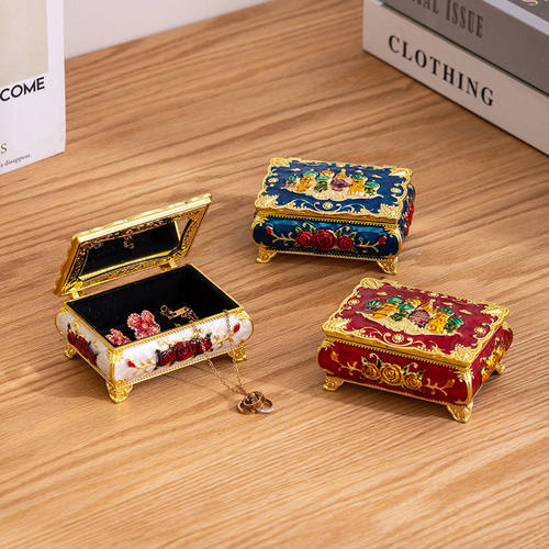创意欧式轻奢城堡首饰盒