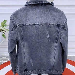 简约新款男士牛仔衣韩版短款春秋外套潮流百搭网红精神小伙夹克