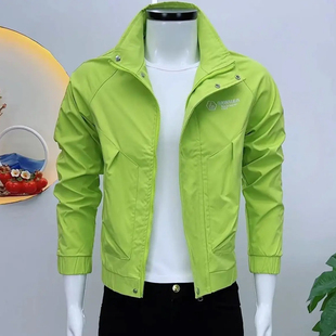 炸街高级感精神小伙上衣 夹克韩版 简约外套男春秋休闲短款 百搭男士