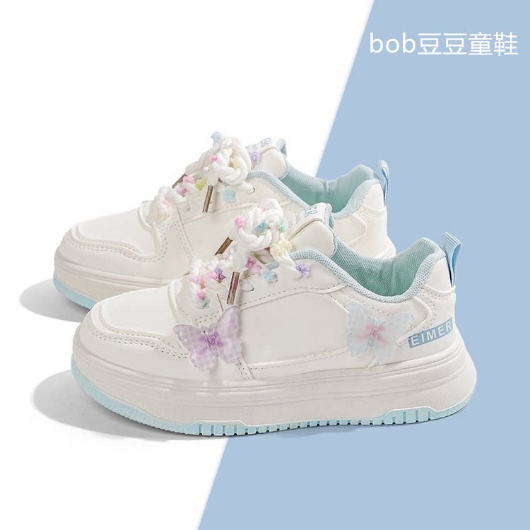 女童2026春秋新款蝴蝶板鞋