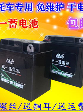 摩托车电瓶12V9a蓄电池免维护通用125摩托车电瓶踏板车12v7ah电池