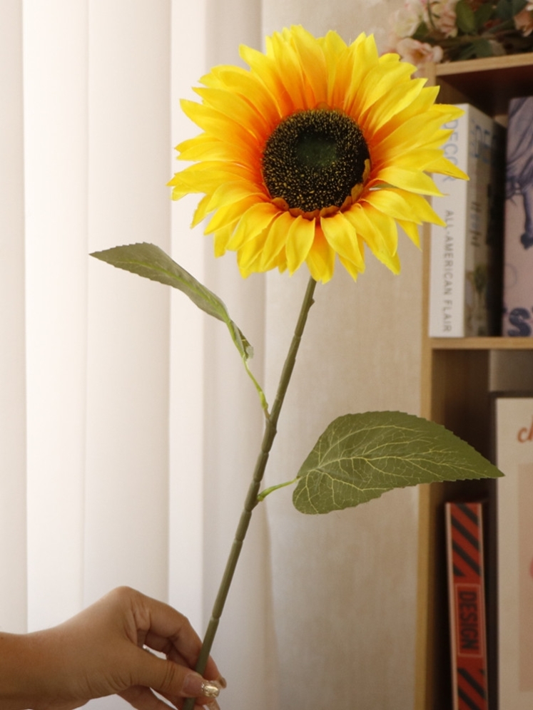 向日葵仿真花超大鲜花轻奢高端高品质装饰假花摆设太阳花花束室内