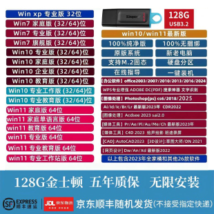 系统u盘金士顿电脑重装 机win10专业7旗舰w11纯净pe启动 一键安装