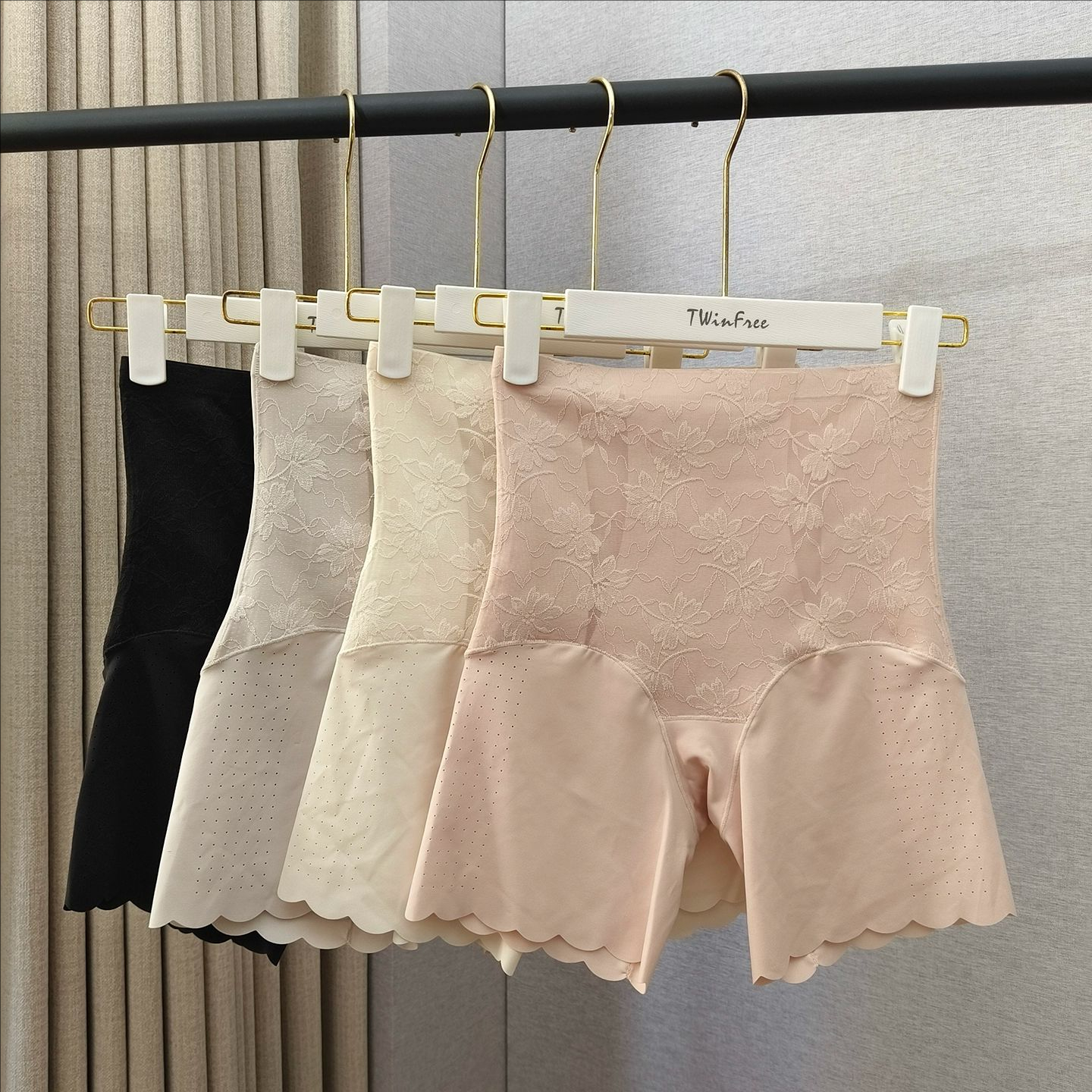 轻塑高腰打底内裤收腹翘臀安全裤