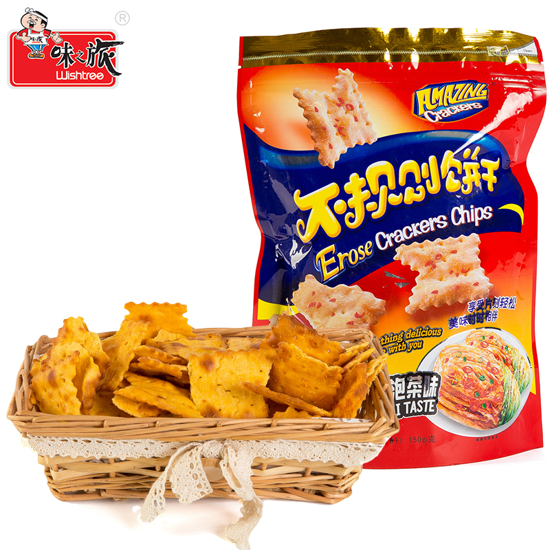 Wishtree味之旅不规则饼干225g *3包+-苏打饼干(wishtree味之旅旗舰店仅售27.5元)