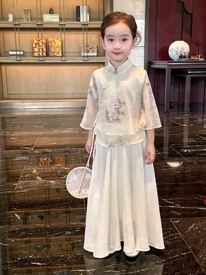 女童汉服中国风江南水乡古装套裙