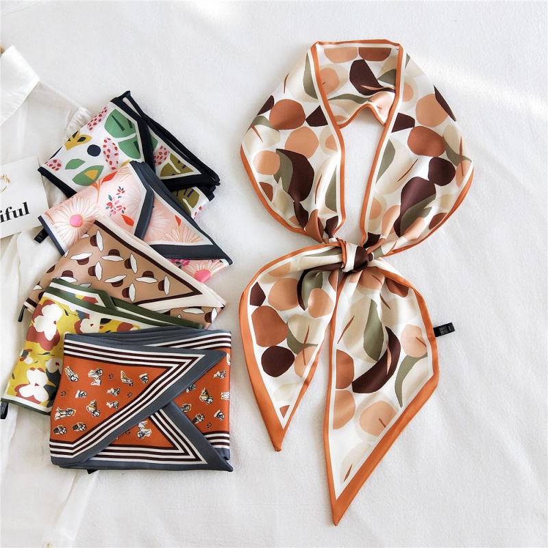 长条小丝巾细窄飘带绑包包丝带发带领巾女春秋装饰薄款领巾围巾夏