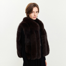 UNICA/INS博主时髦叠穿轻盈芬兰进口蓝狐皮草马甲毛茸茸上衣新款